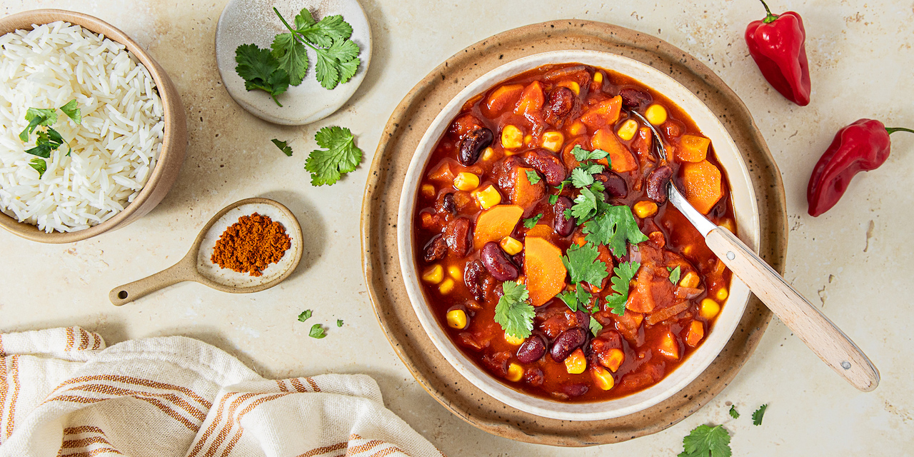 Chili sin carne végétal cuisiné par COCONT
